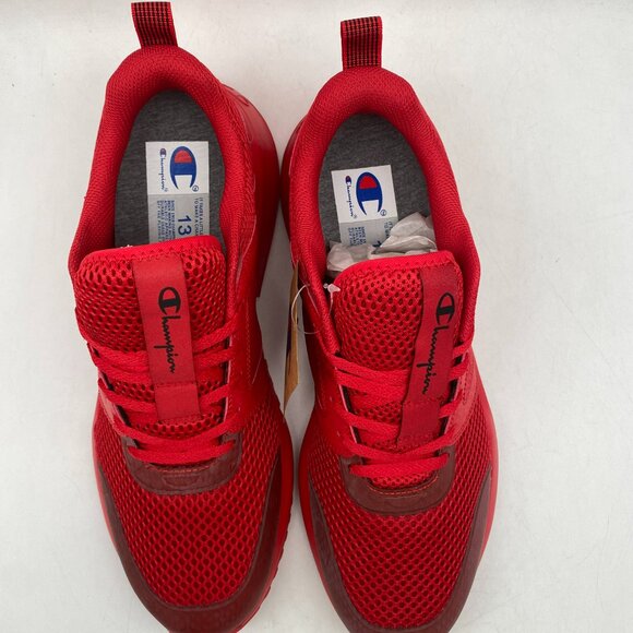 Champion D1 Life Men's Red Mesh Lifestyle Sneakers Shoes - Picture 5 of 5